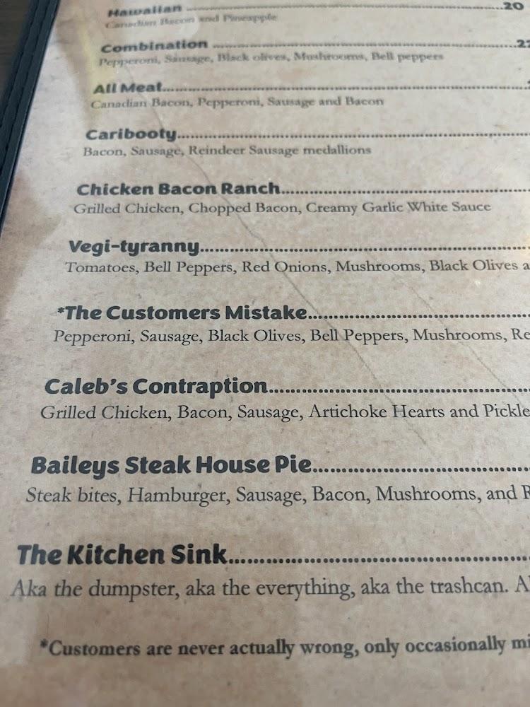 Bailey's of Bristol Bay Menu image 3